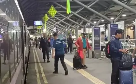 Mudik Lebaran, Stasiun Gubeng Surabaya Sudah Dipadati Pemudik