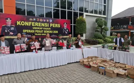 Ramadan 2026: Polres Gresik Gulung 85 Tersangka Kasus Premanisme Hingga Jual Beli Bubuk Petasan