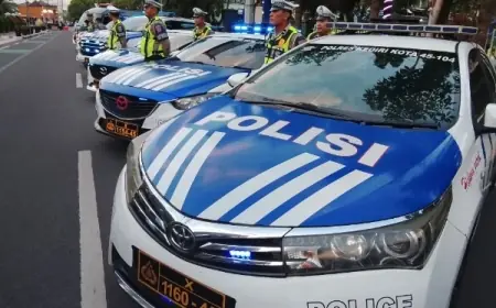 Polres Kediri Kota Siagakan 1.000 Personel dan Pos Pengamanan Jelang Lebaran 2026