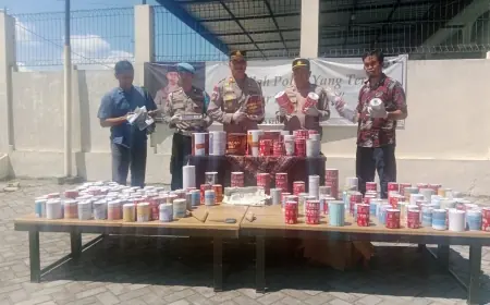 Rumah di Kediri Digeledah, Polisi Amankan Ratusan Petasan