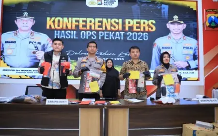 Operasi Pekat 2026 di Kota Kediri, Potret Buram Barang Haram yang Sulit Dibendung