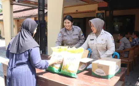 Polisi di Nganjuk Turun Tangan Atasi Lonjakan Harga Sembako