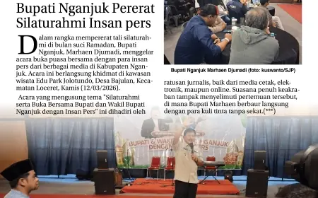 e-Koran, Edisi Jumat, 13 Maret 2026