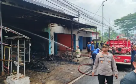 Kelalaian Saat Pindahkan Bensin Picu Kebakaran Maut di Pagelaran Malang, Pemilik Laundry Tewas