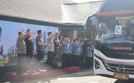 385 Pemudik Diberangkatkan, Lima Terminal Jadi Titik Sebaran Mudik Gratis Kabupaten Malang
