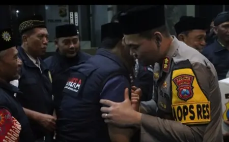 Kapolres Nganjuk Rangkul Anggota Palmera Jaga Kondusivitas Kamtibmas