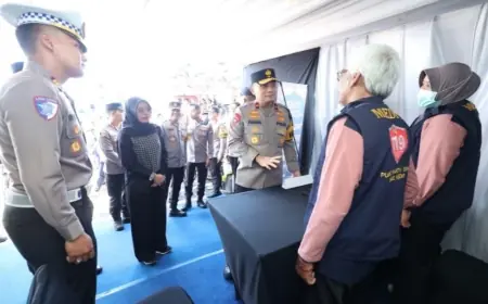 Wakapolda Jatim Tinjau Jalur Bangjuri, Pastikan Operasi Ketupat Semeru Berjalan Optimal