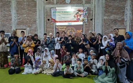 PNC Nganjuk Gelar Buka Puasa Bersama Anak Yatim di Kertosono, Tebar Kepedulian di Bulan Ramadan