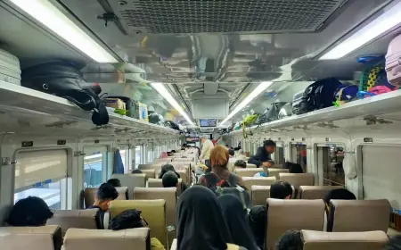 Stasiun Blitar Layani 31.076 Penumpang Selama Periode Angkutan Lebaran 2026