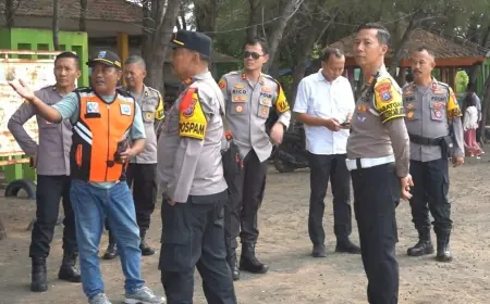 Pastikan Kemanan Wisatawan saat Libur Lebaran, Kapolres Probolinggo Kota Cek Tempat Wisata