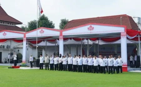 HUT ke-1222, Bupati Kediri Tekankan Integritas dan Kinerja Birokrasi Pasca-Lebaran