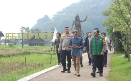 Polisi Perketat Pengamanan Destinasi Wisata di Mojokerto