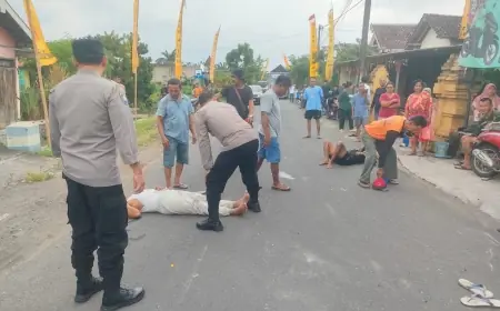 Dua Motor Bertabrakan di Pakel Tulungagung, Tiga Korban Luka dan Alami Penurunan Kesadaran