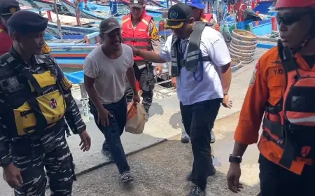 Nelayan Situbondo Selamat Setelah Terombang-ambing Empat Jam di Laut Bali