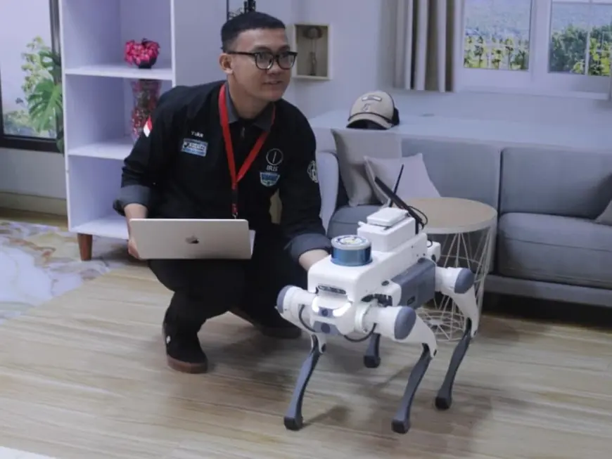 Robot Anjing Karya ITS Siap Gantikan Manusia di Area Berbahaya, Mampu Dikendalikan dari Ribuan Kilometer