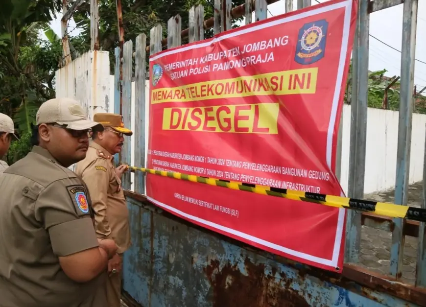 Pemkab Kecolongan, Ratusan Tower BTS di Jombang Tidak Kantongi Izin SLF