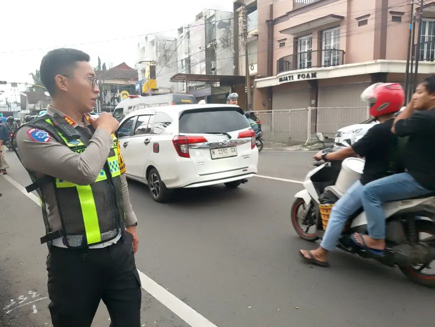 Lebaran 2026, Lima Titik Kemacetan Jadi Pantauan Polisi di Kota Batu