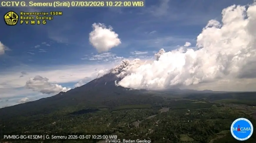 Semeru Erupsi: Awan Panas Meluncur, Zona Merah Diperluas hingga 13 Kilometer