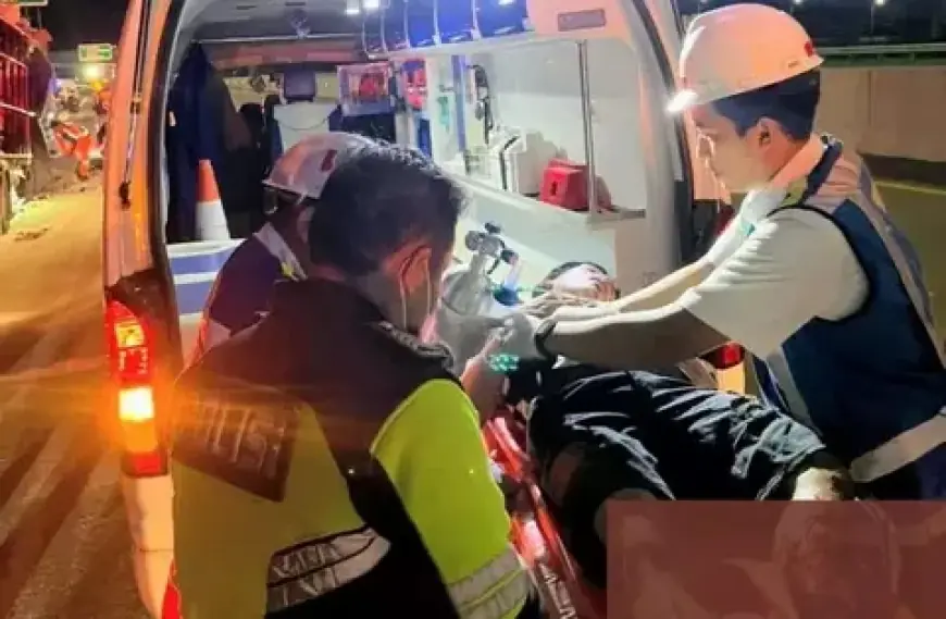 Kecelakaan Truk Sayur vs Tronton di Tol Ngawi, 1 Orang Tewas di Tempat