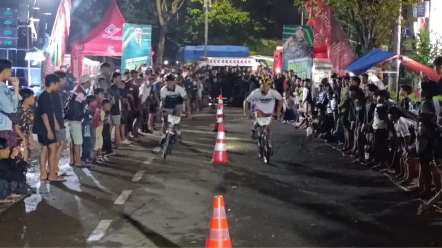 GP Ansor Kraksaan Gelar BMX Ramadhan Night Drag Race sebagai Wadah Positif Pecinta Sepeda