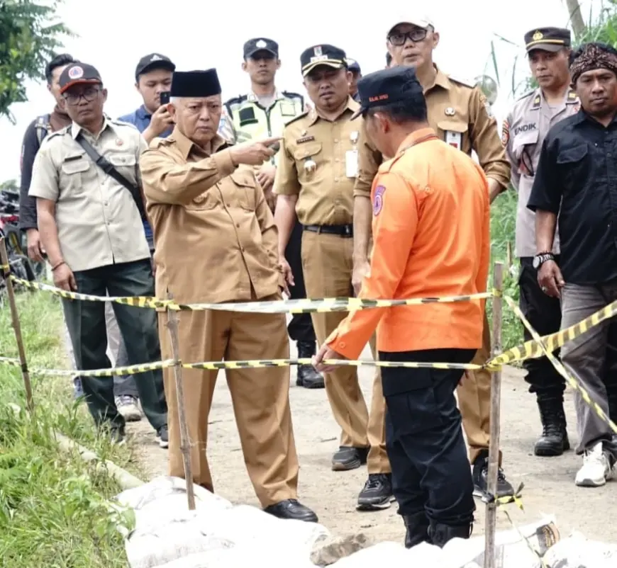 Longsor Desa Taji Jabung Malang Mulai Ditangani PU Bina Marga, Target Rampung 5 Bulan