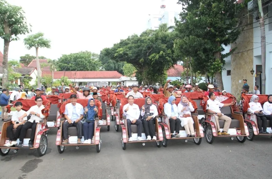 DPRD Bojonegoro Hadiri Sosialisasi Program Becak Listrik untuk Penarik Becak