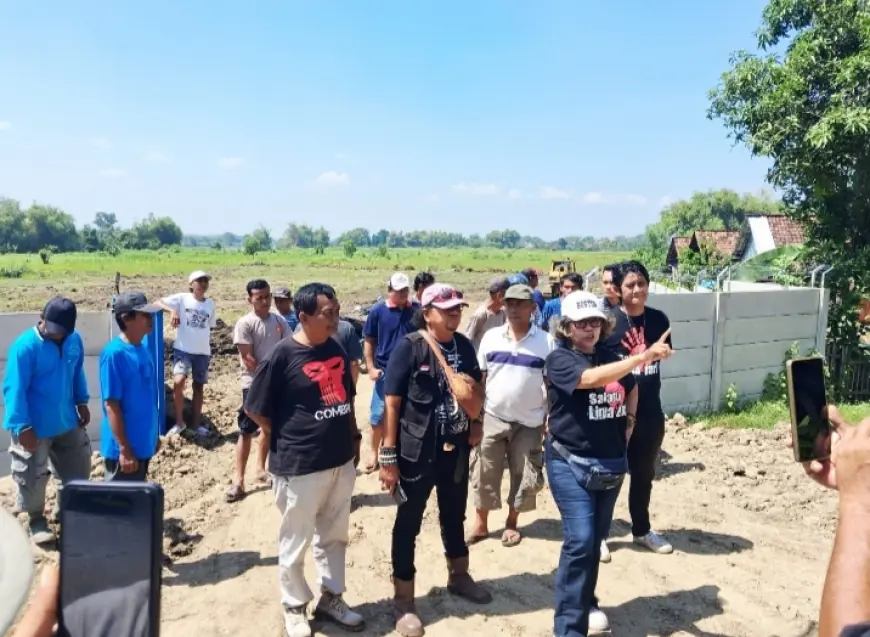 Diduga Tak Berizin, Proyek Pengurukan PT Mitra Abadi Sempurna Didemo Warga Nganjuk