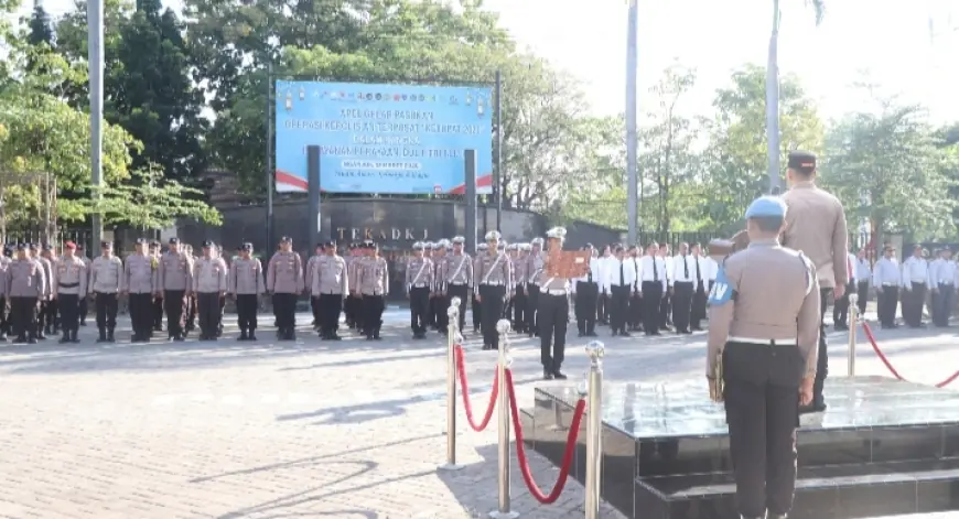 Operasi Ketupat Semeru 2026,Polres Nganjuk Kerahkan 234 Personel dan Puluhan Armada Siaga Bencana