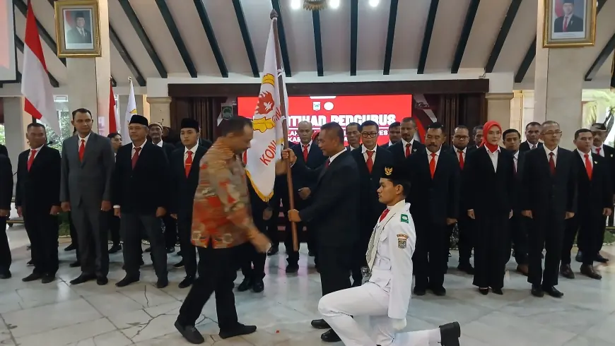 Pengukuhan KONI, Bupati Malang Sanusi Ingatkan Anggaran Harus Berbanding Lurus dengan Prestasi Atlet