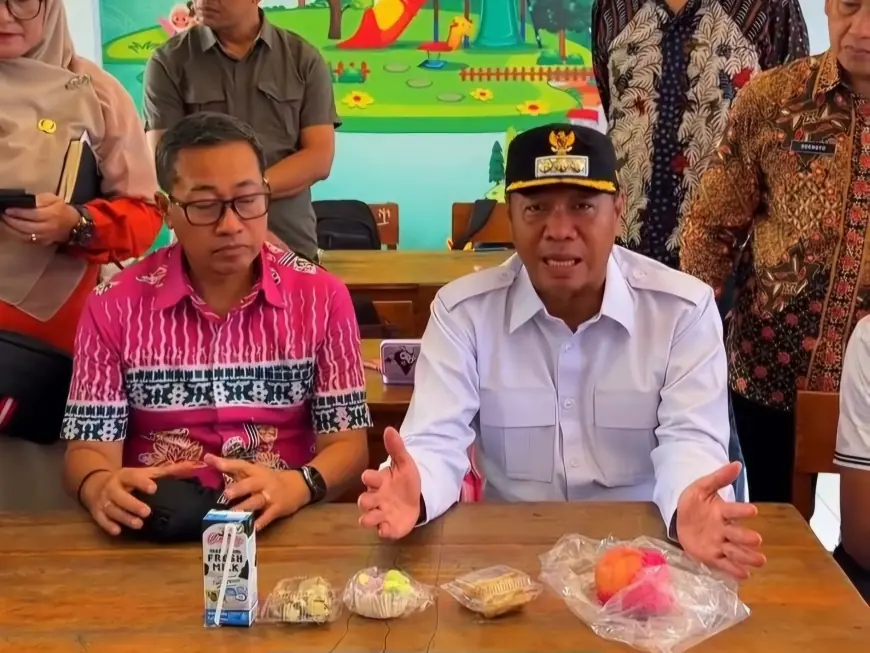 Bupati Tulungagung Sidak Menu MBG di Sekolah, Respons Keluhan Masyarakat