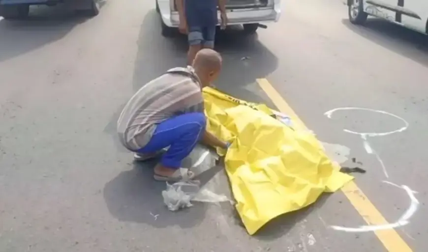 Tabrak Lari di Balongbendo Sidoarjo, Pemotor Asal Kediri Tewas di Tempat