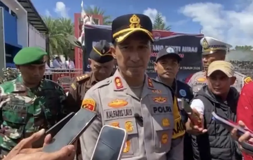 Polres Blitar Kota Buka Layanan Tambal Ban dan Titip Kendaraan Gratis bagi Pemudik