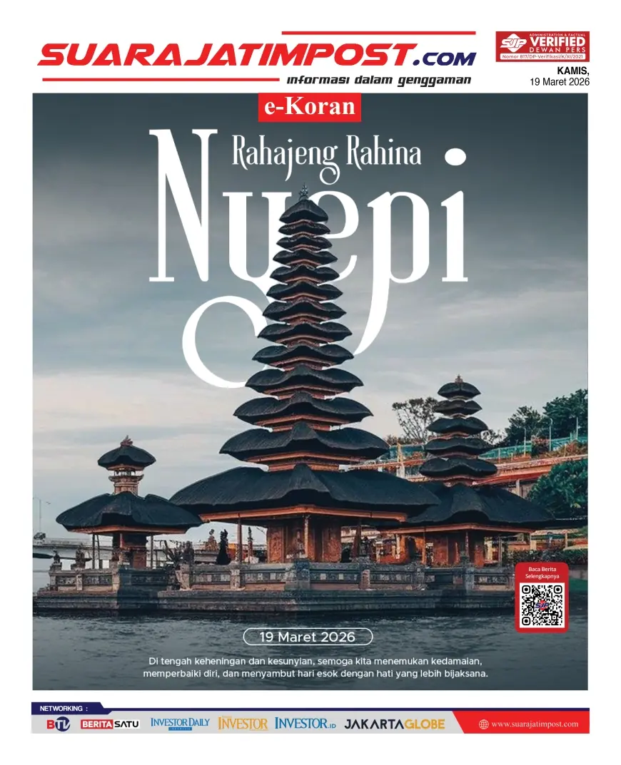 e-Koran, Edisi Kamis, 19 Maret 2026