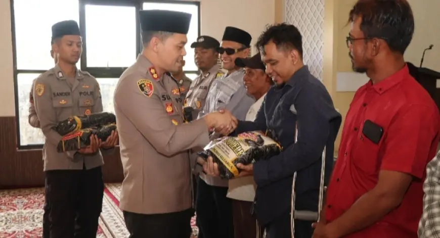Jelang Idulfitri, Kapolres Nganjuk Salurkan Zakat Fitrah dan Santunan untuk Disabilitas