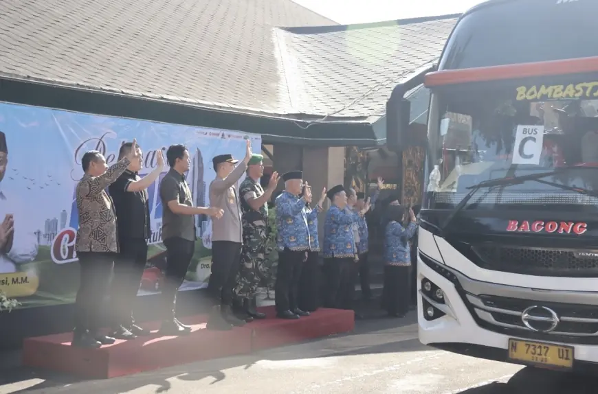 385 Pemudik Diberangkatkan, Lima Terminal Jadi Titik Sebaran Mudik Gratis Kabupaten Malang