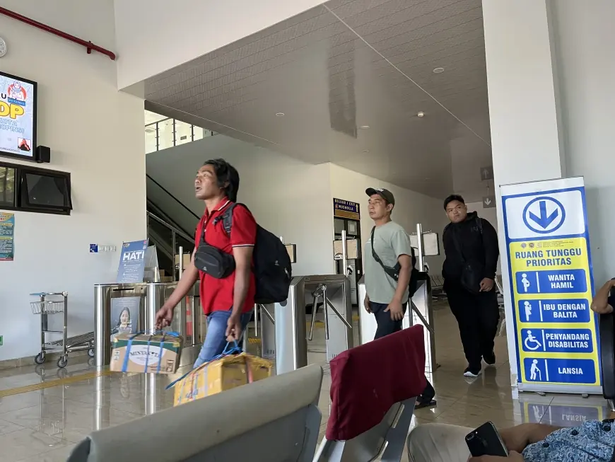 Lonjakan Penumpang di Terminal Patria Blitar Mulai Signifikan