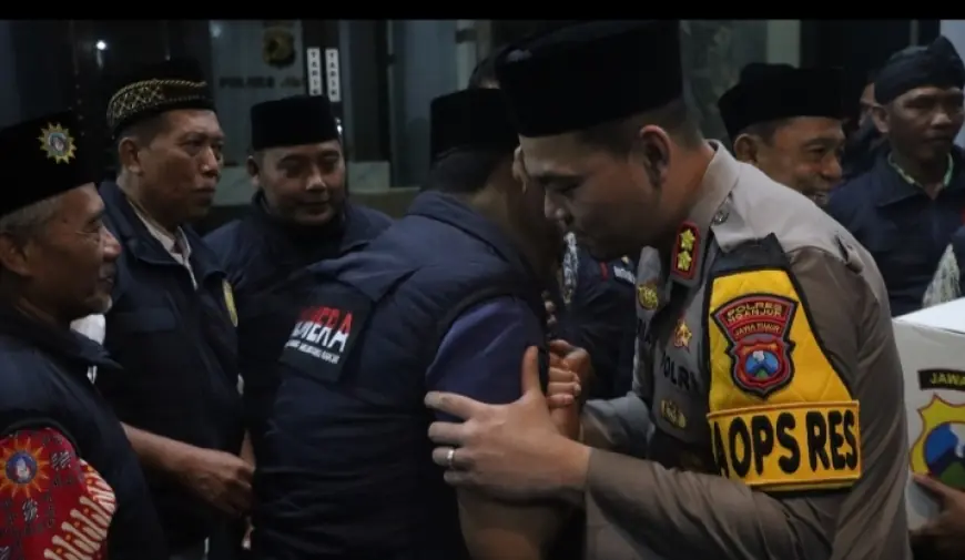 Kapolres Nganjuk Rangkul Anggota Palmera Jaga Kondusivitas Kamtibmas