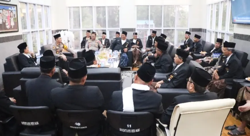 Perkuat Cooling System Jelang Lebaran, Polres Nganjuk Galang Sinergi Strategis dengan Ulama