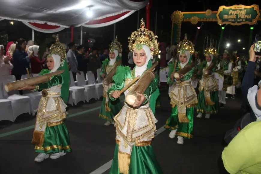 Beragam Kreatifitas Peserta Festival Musik Patrol Semarakkan Malam Takbir Kota Kediri