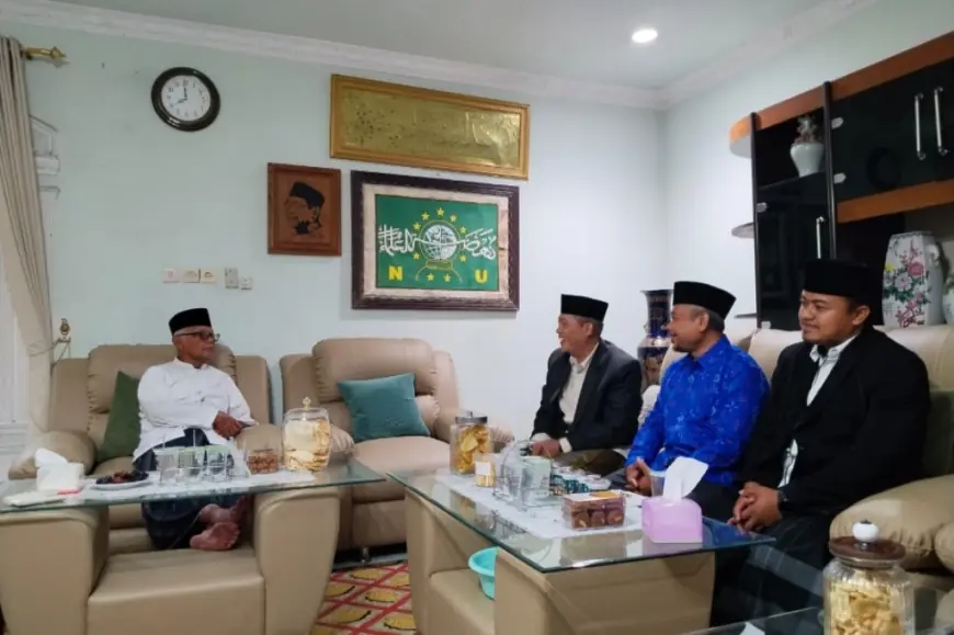 Perkuat Ukhuwah, Pengurus Ponpes Wali Barokah Rajut Silahturahmi dengan Ketua MUI Pusat, Wali Kota dan FKUB Kota Kediri