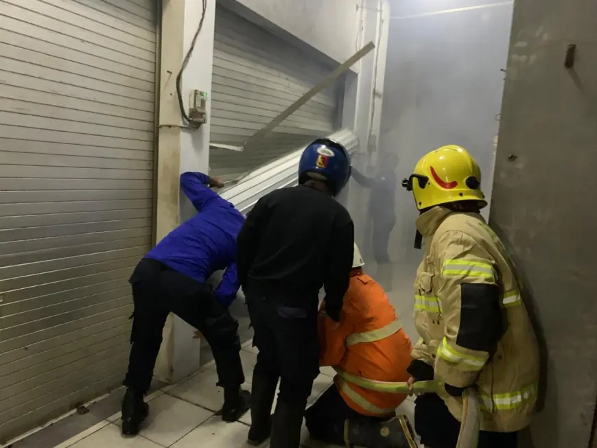 Ruko di Pasar Induk Bondowoso Terbakar, Diduga Dipicu Arus Pendek
