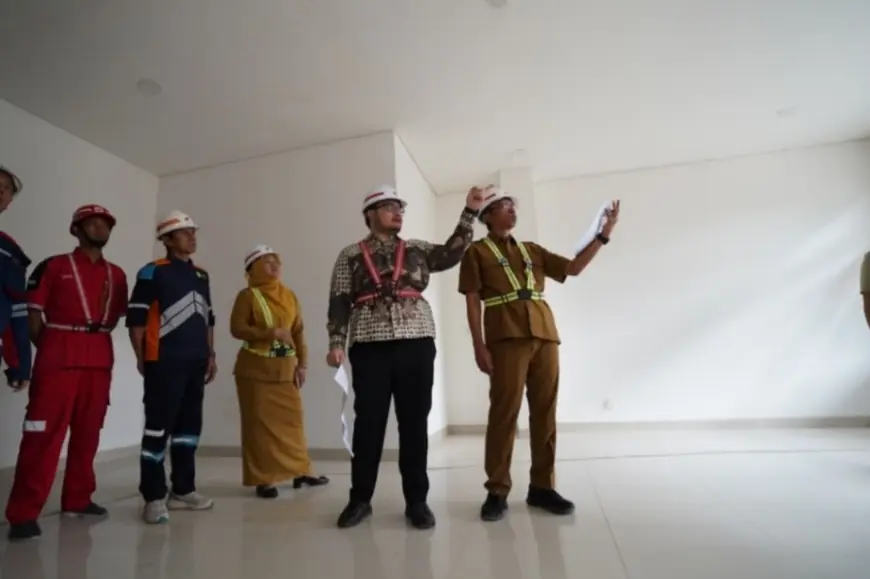 Pembangunan Kembali Gedung Pemkab Kediri Capai 68 Persen, Mas Dhito Tegaskan Hal Ini