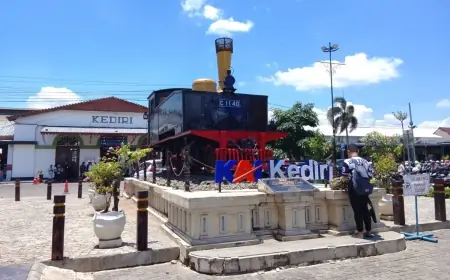 Lebaran 2026, Stasiun Kediri Catat Kenaikan Jumlah Penumpang 5 Persen