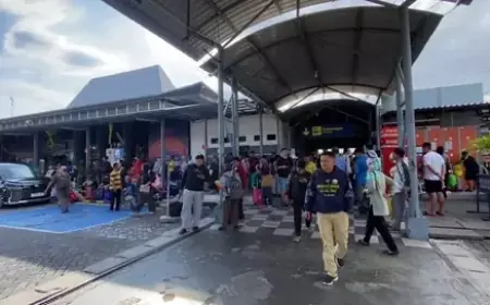 Libur Paskah 2026, Penumpang Kereta Api di Pasar Turi Surabaya Meningkat