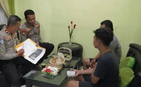 Buat Konten Video Freestyle, Tiga Pemuda di Mojokerto Dijemput Polisi