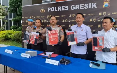 Jaringan Narkoba Lintas Madura - Pulau Bawean Gresik Terungkap, 6 Tersangka Diringkus