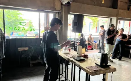 Bangkit Usai Pandemi, Festival Seduh Kopi Manual Ramaikan Kota Blitar