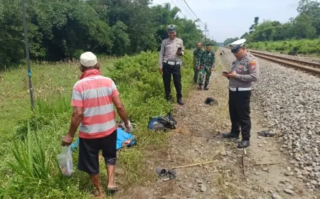 Terobos Perlintasan Ditutup, Lansia di Blitar Tewas Tersabar KA Kertanegara