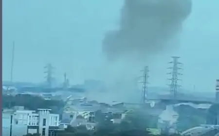 Ledakan Gegerkan Warga Sidoarjo–Surabaya, Polisi Pastikan Berasal dari Pabrik Baja di Waru