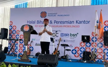 Hahal Bihalal dan Peresmian Kantor Komisariat Rei Pasuruan - Probolinggo Sebagai Mempererat Komunikasi Para Investor